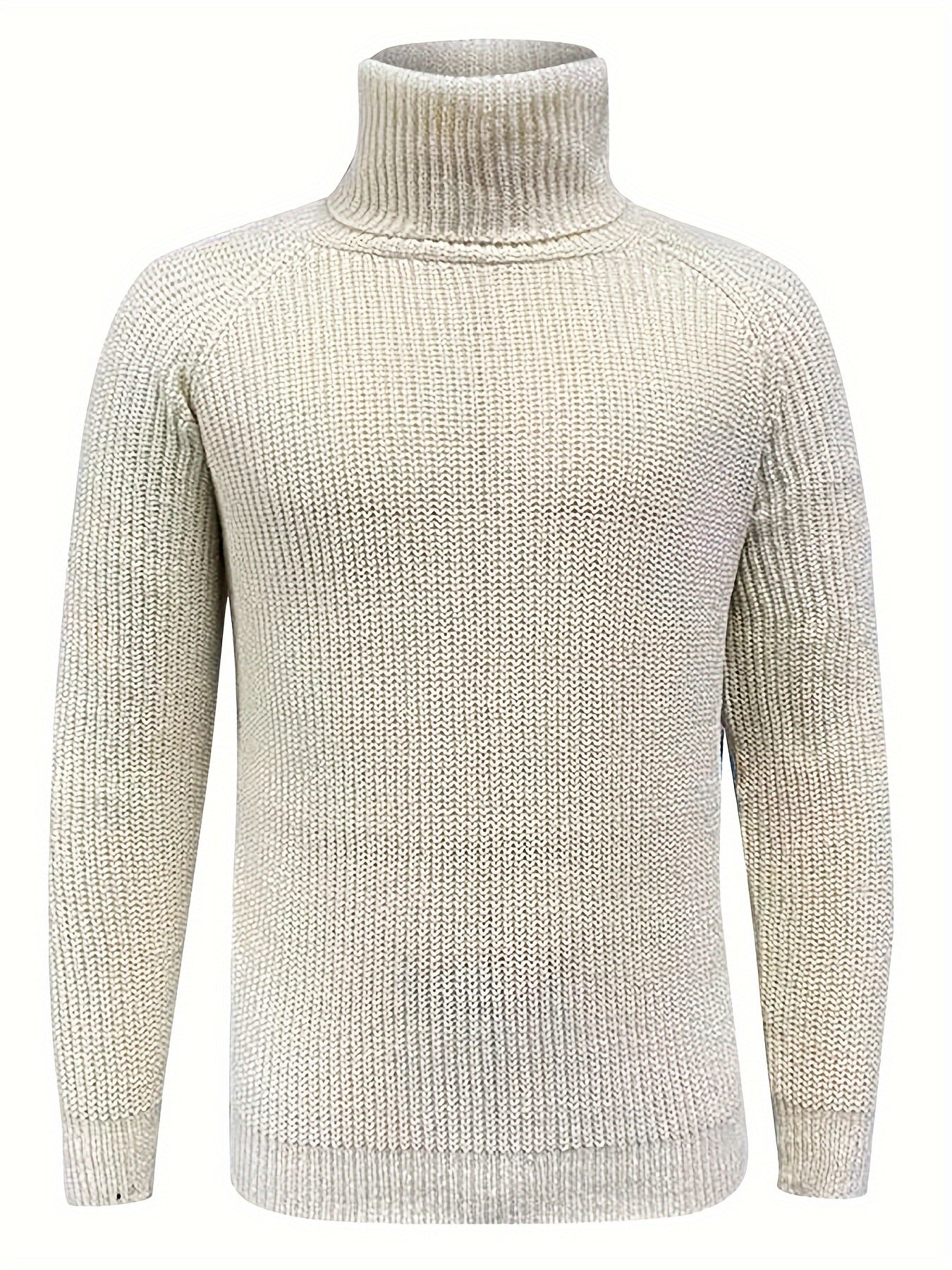 Men's Turtleneck Knit Sweater Autumn Winter