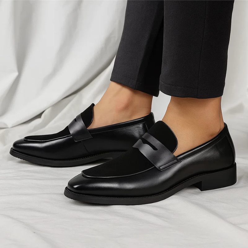 Italian Men's Penny Loafers Leather