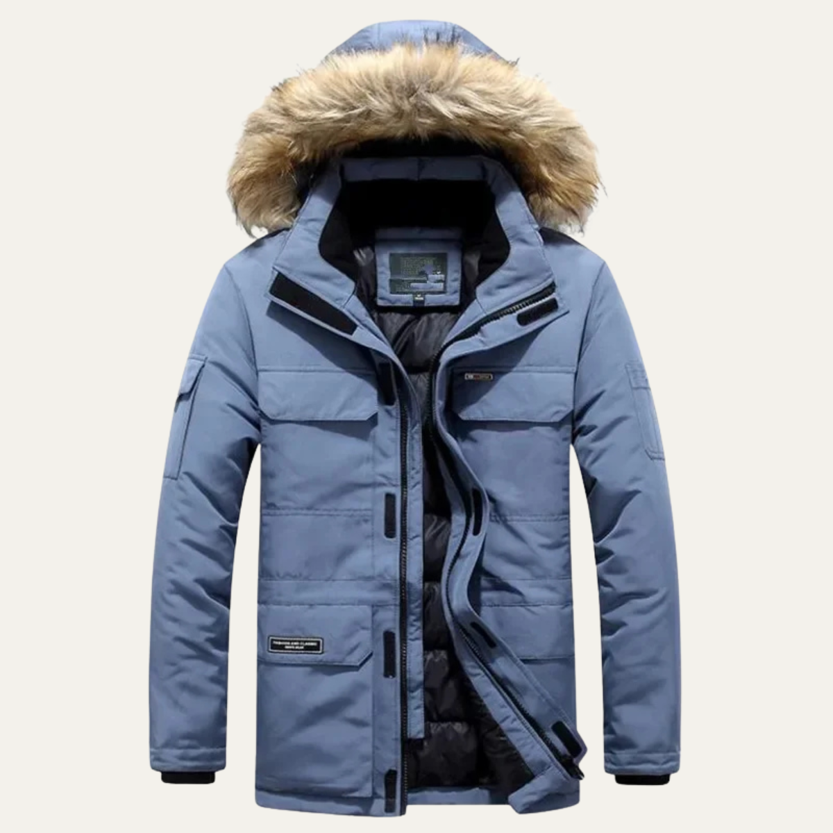 Whitford Men's Thick Hooded Parka Jacket