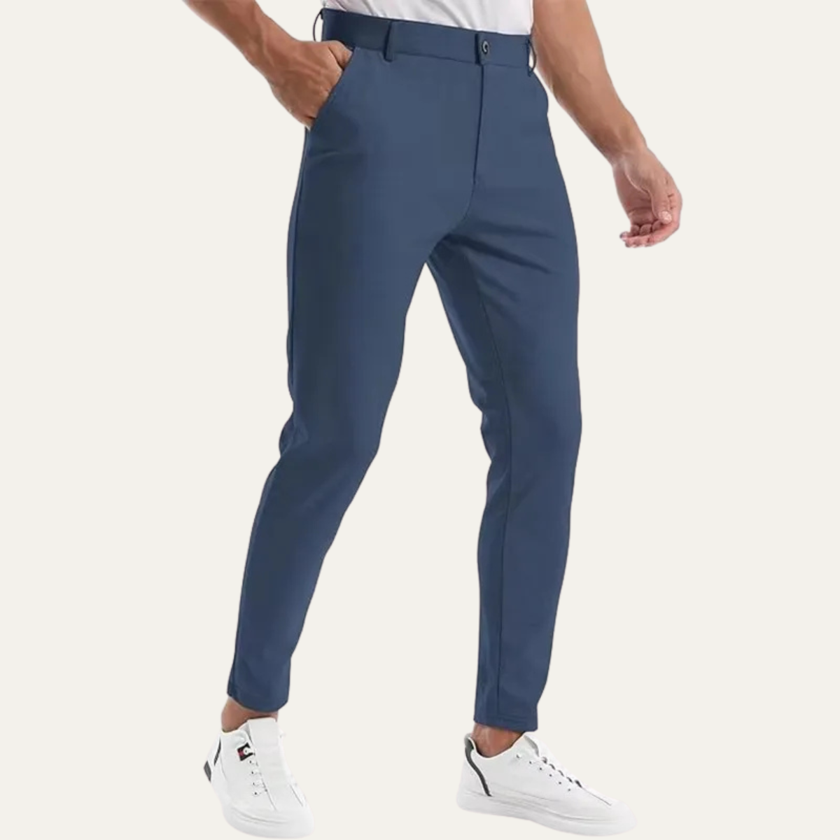 Peschiera Men's Slim Fit Dress Pants