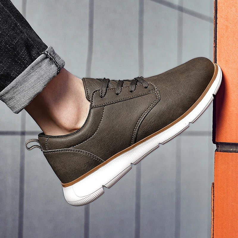 Ardley Women's Faux Leather Lace Up Sneakers