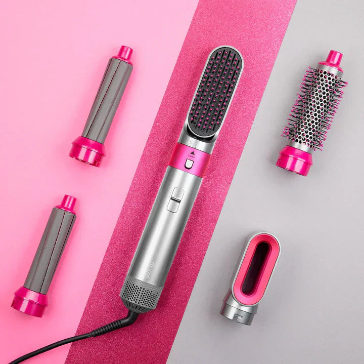 4-In-1 Hair Styler Curl Straighten Dry