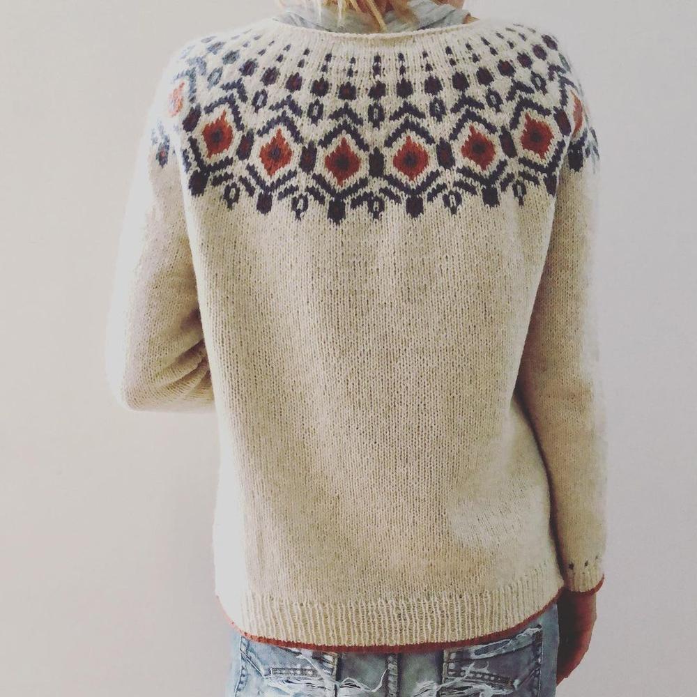 Women's Geometric Sweater Warm Comfortable