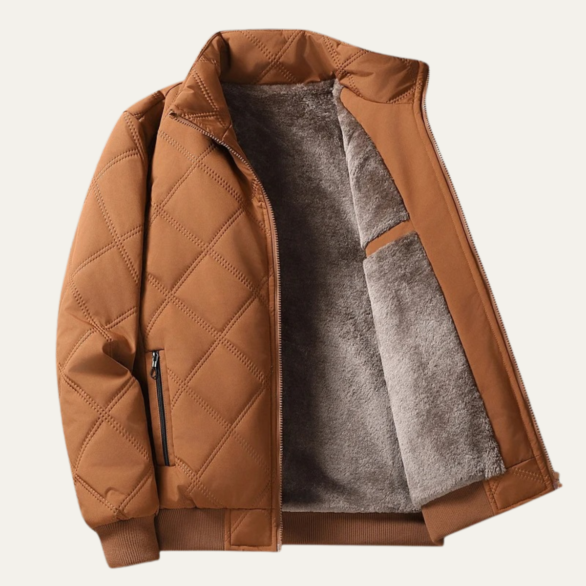 Men's Fleece Padded Jacket Warm