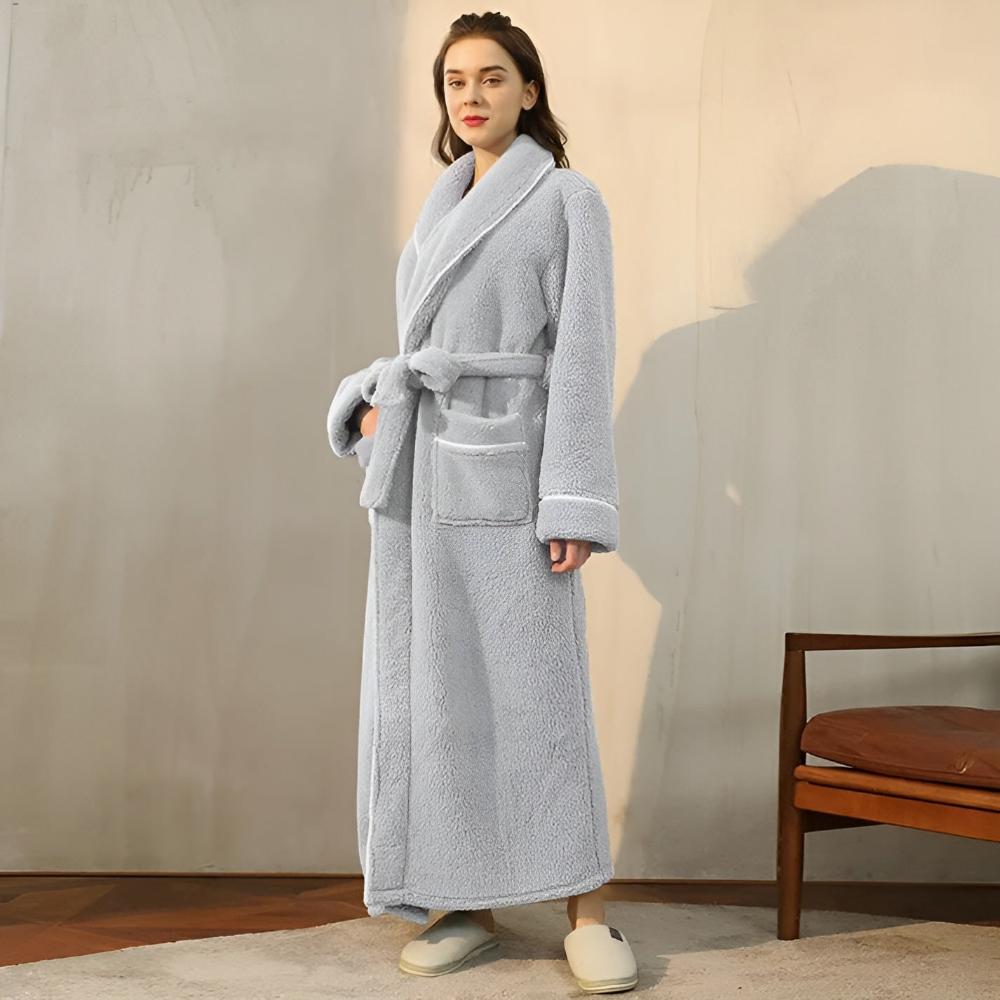 Luxe Fleece Bathrobe Soft Comfortable