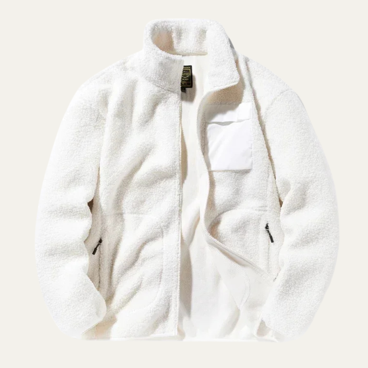 Men's Fleece Zip Up Jacket Warm Outdoor