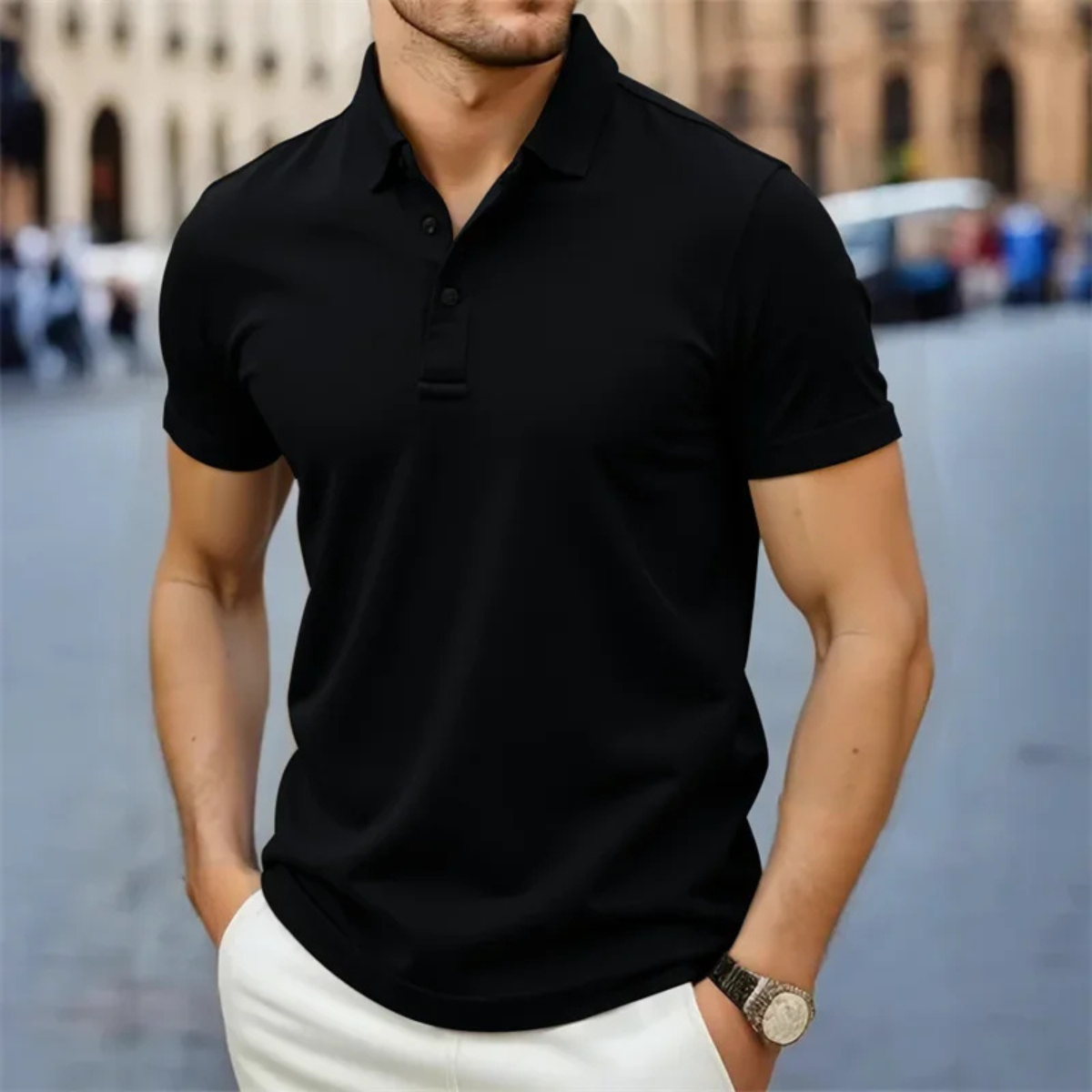 Men's Classic Short Sleeve Polo Shirt