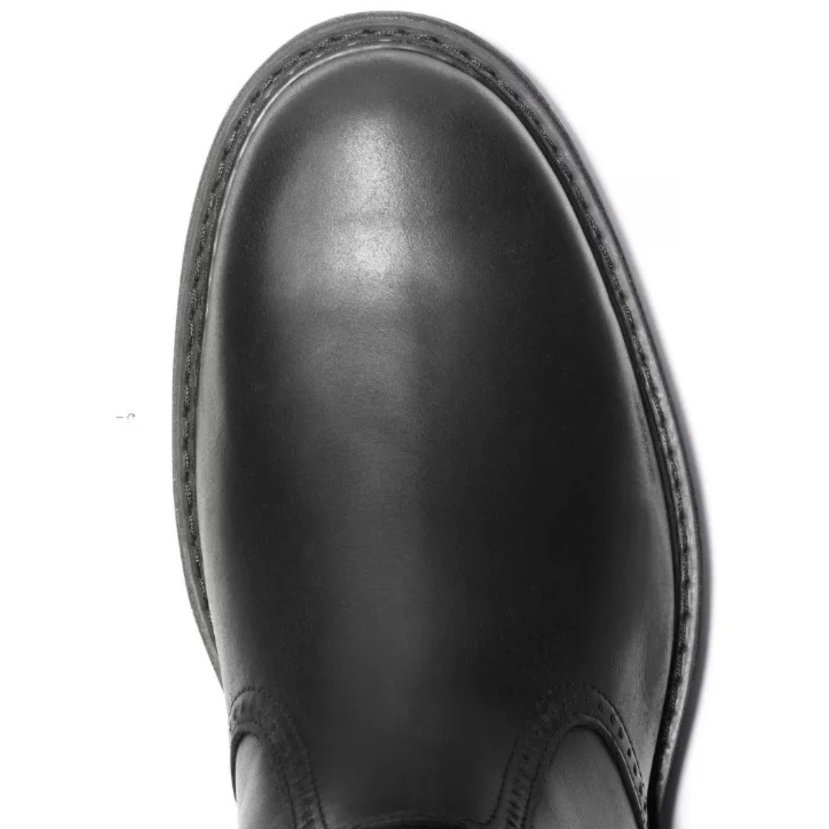 Men's Leather Chelsea Boots Slip On Classic Black
