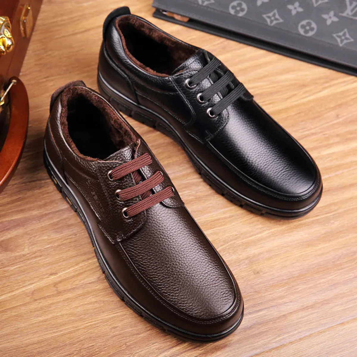 Men's Leather Lace Up Shoes