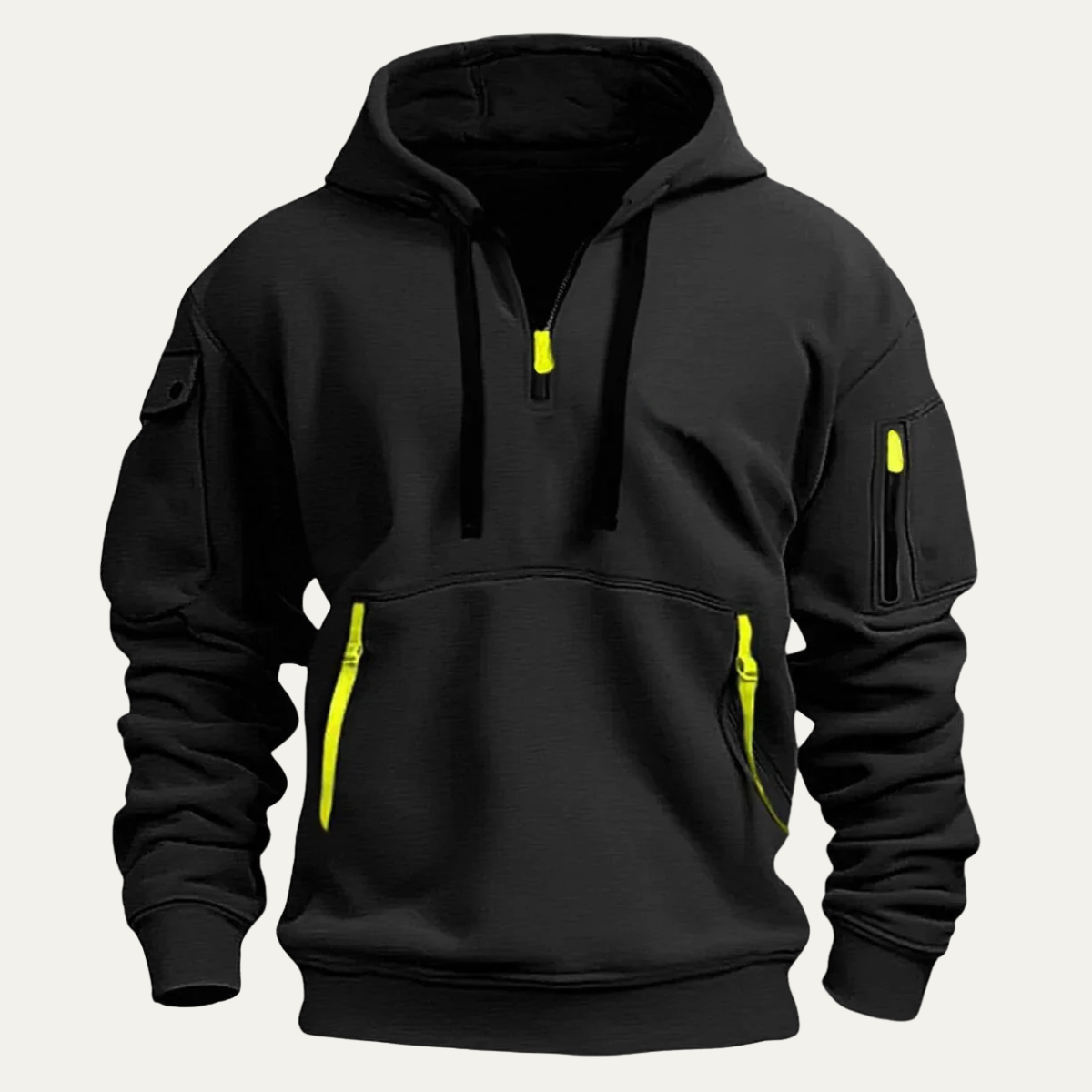 Men's Hoodie Jacket Multi Pocket Durable Silverlawn