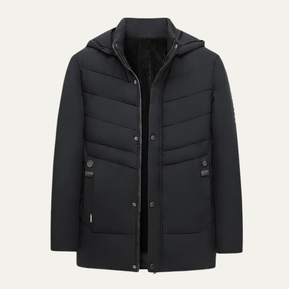 Men's Winter Puffer Jacket Warm Hooded