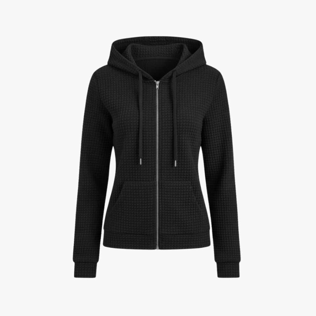 Women's Zip Up Hoodie Drawstring