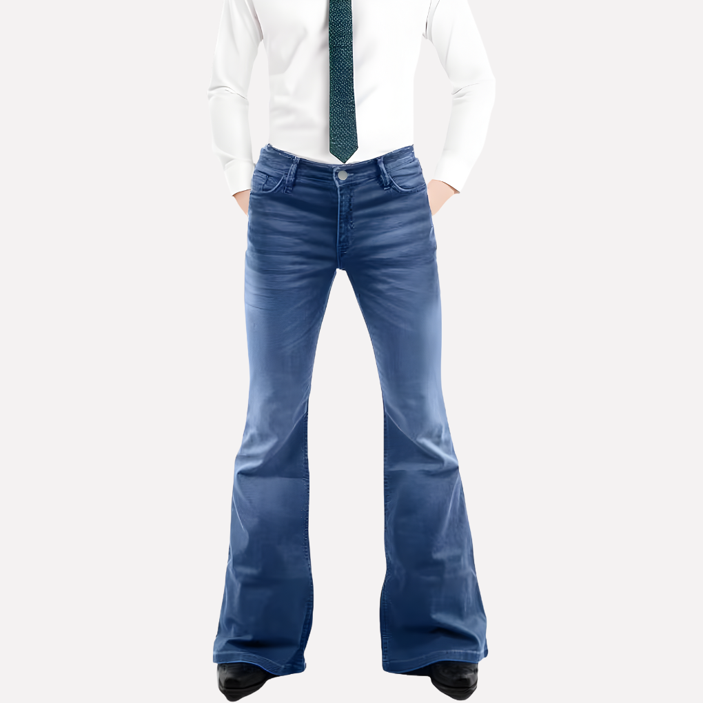 Men's Flared Vintage Jeans - Vonnera