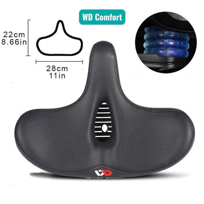Comfortable Bike Seat Extra Wide Cushion