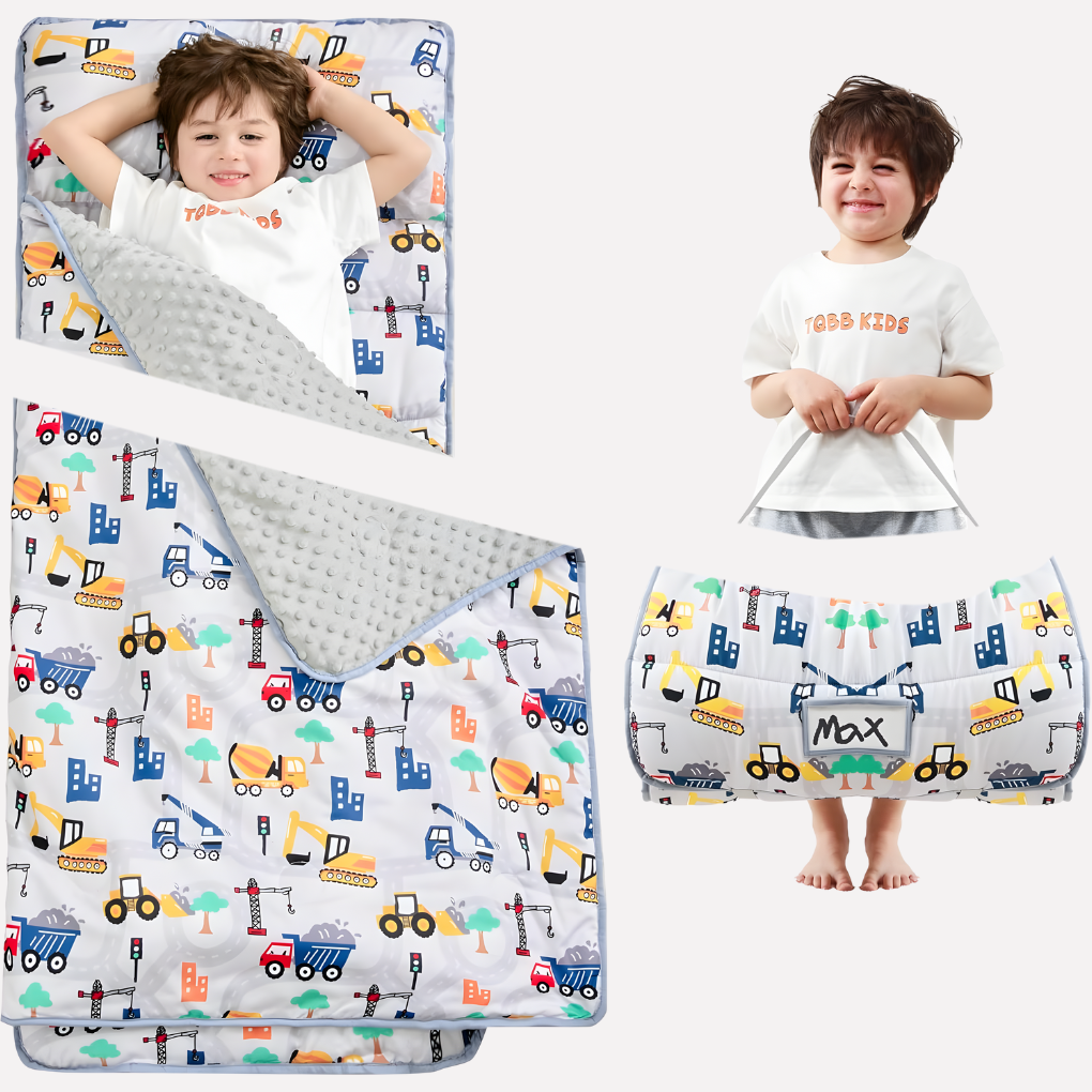 Toddler Sleep Mat With Pillow And Blanket