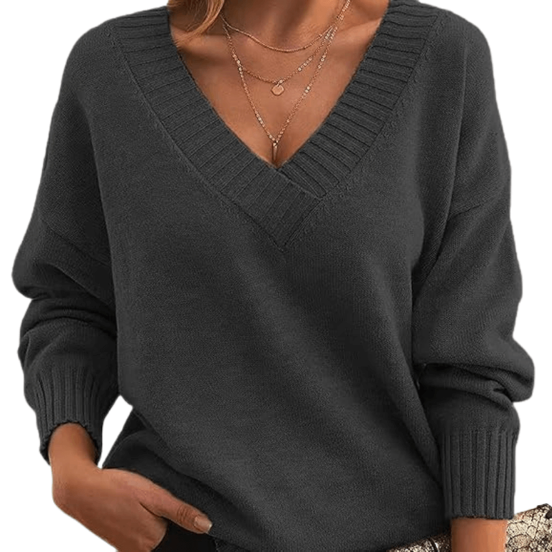 Women's Classic V-Neck Sweater