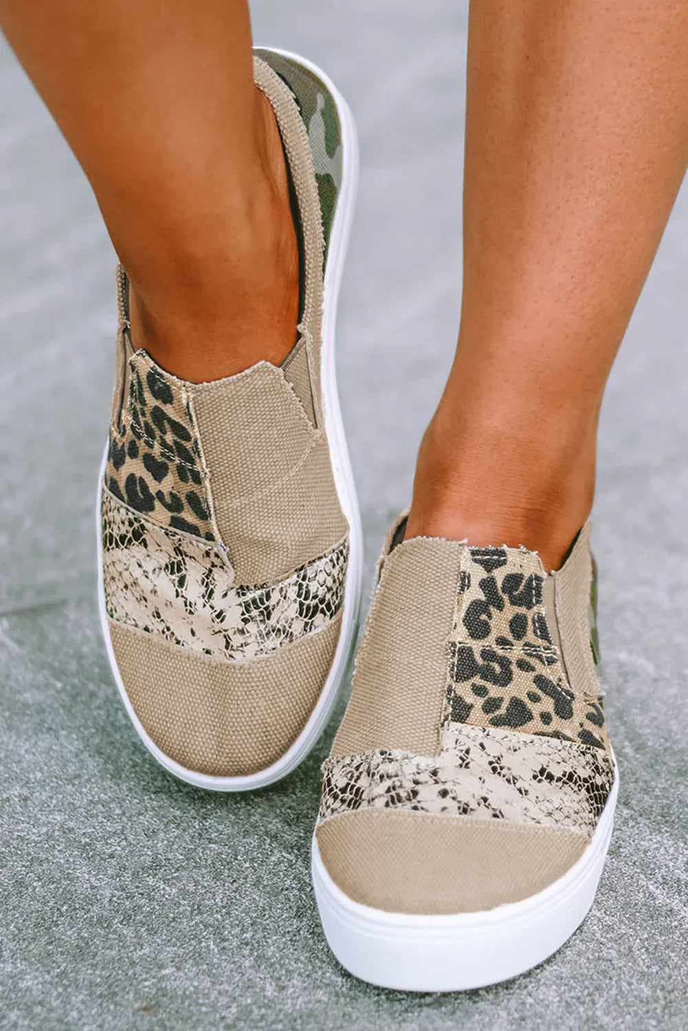 Vonnera Women's Canvas Slip On Shoes