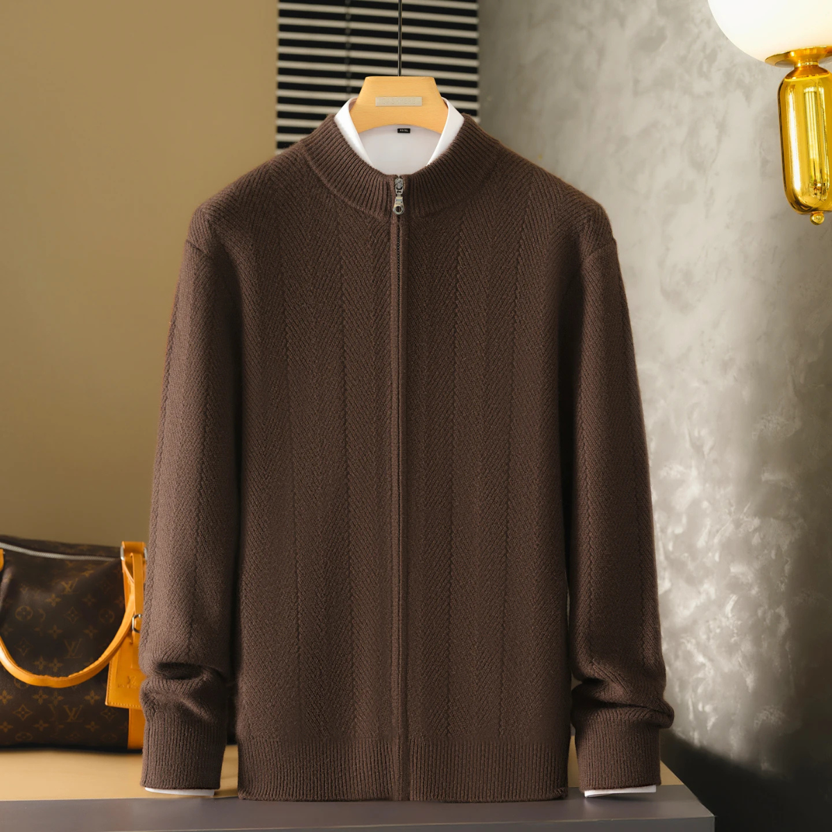 Men's Soft Wool Cardigan
