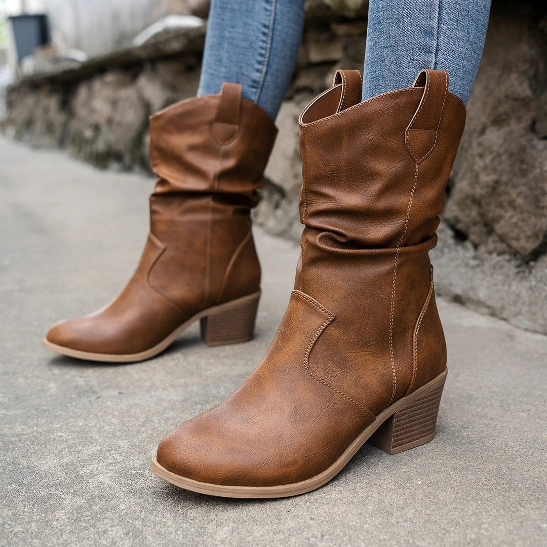 Women's Retro Cowboy Boots