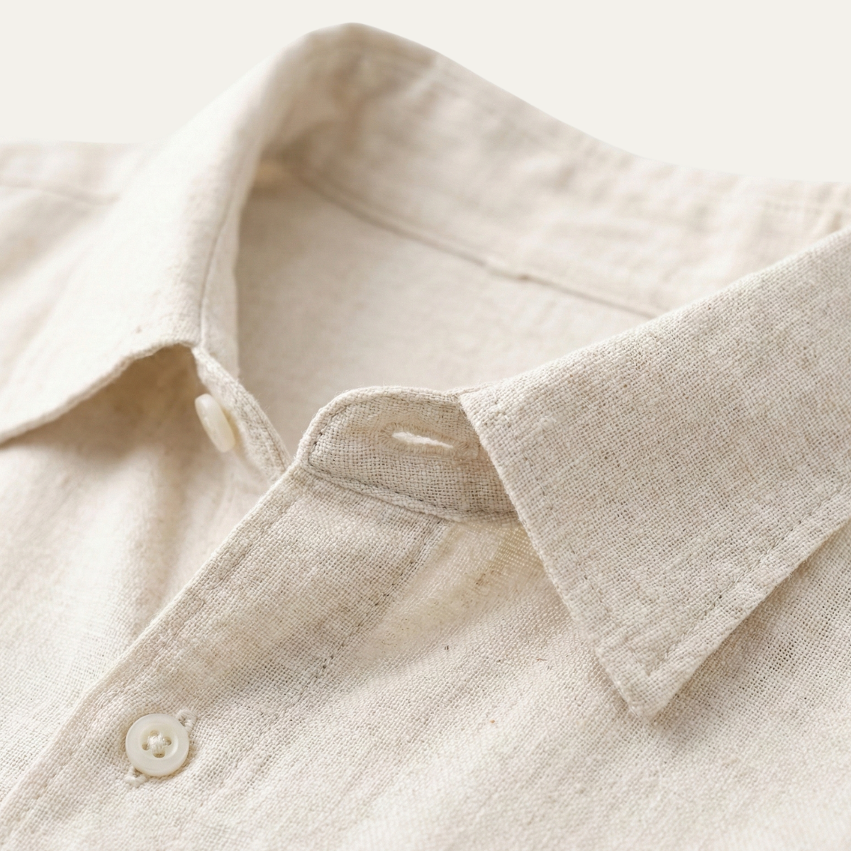 Men's Linen Shirt And Pants Set Oversized