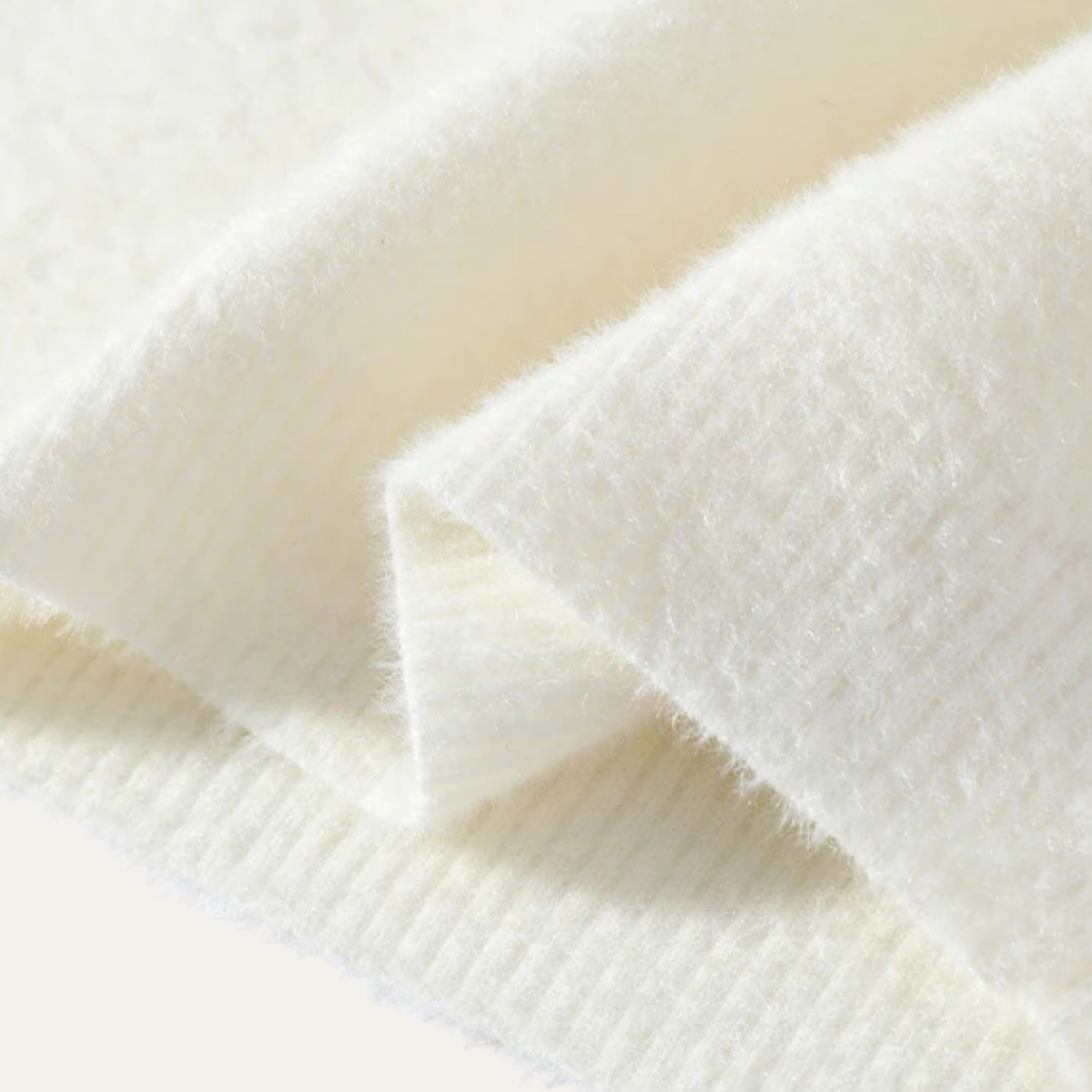 Men's Pattern Sweater Warm White