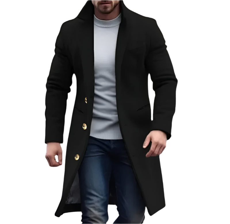 Men's Long Trench Coat Waterproof The Fitzroy