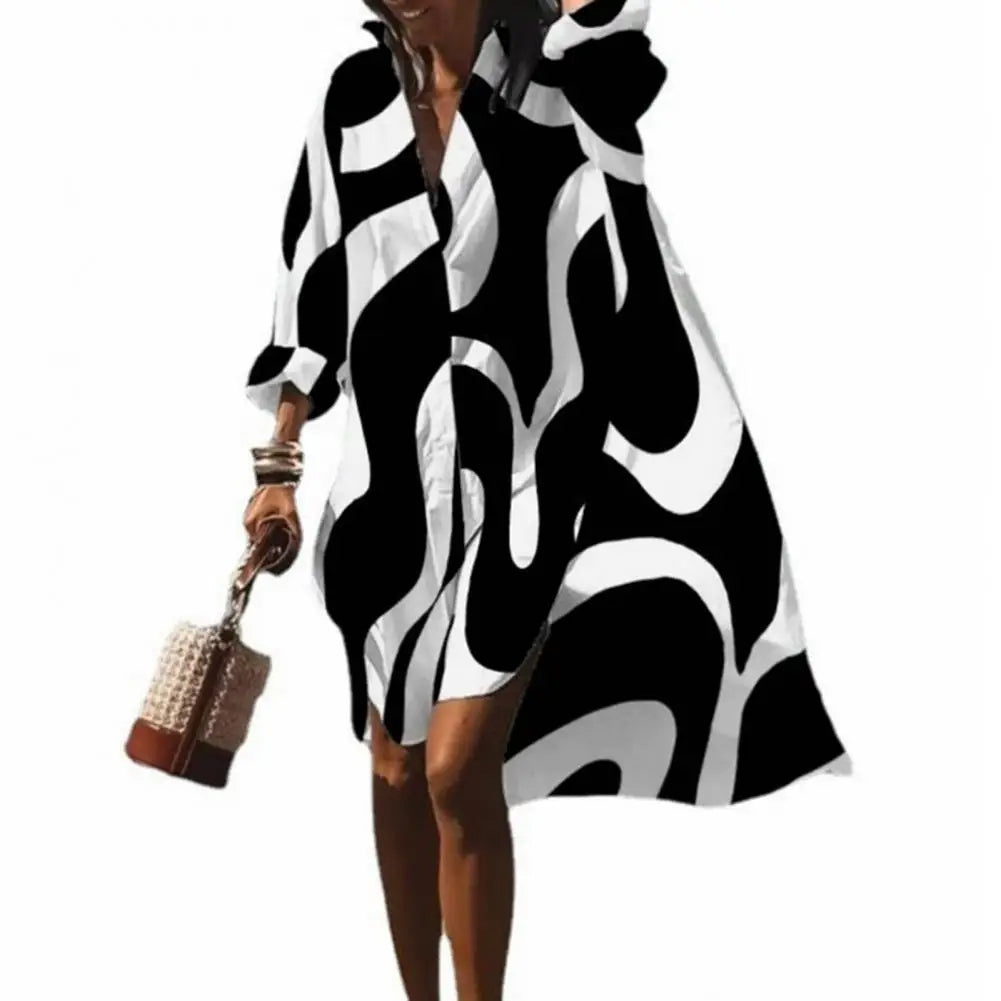 Women's Boho Print Summer Maxi Dress