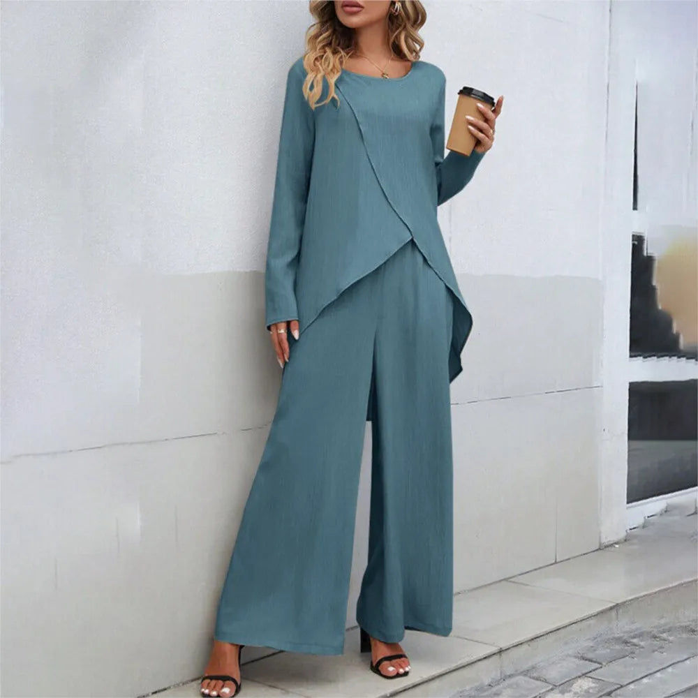 Women's Two Piece Elegant Outfit Set