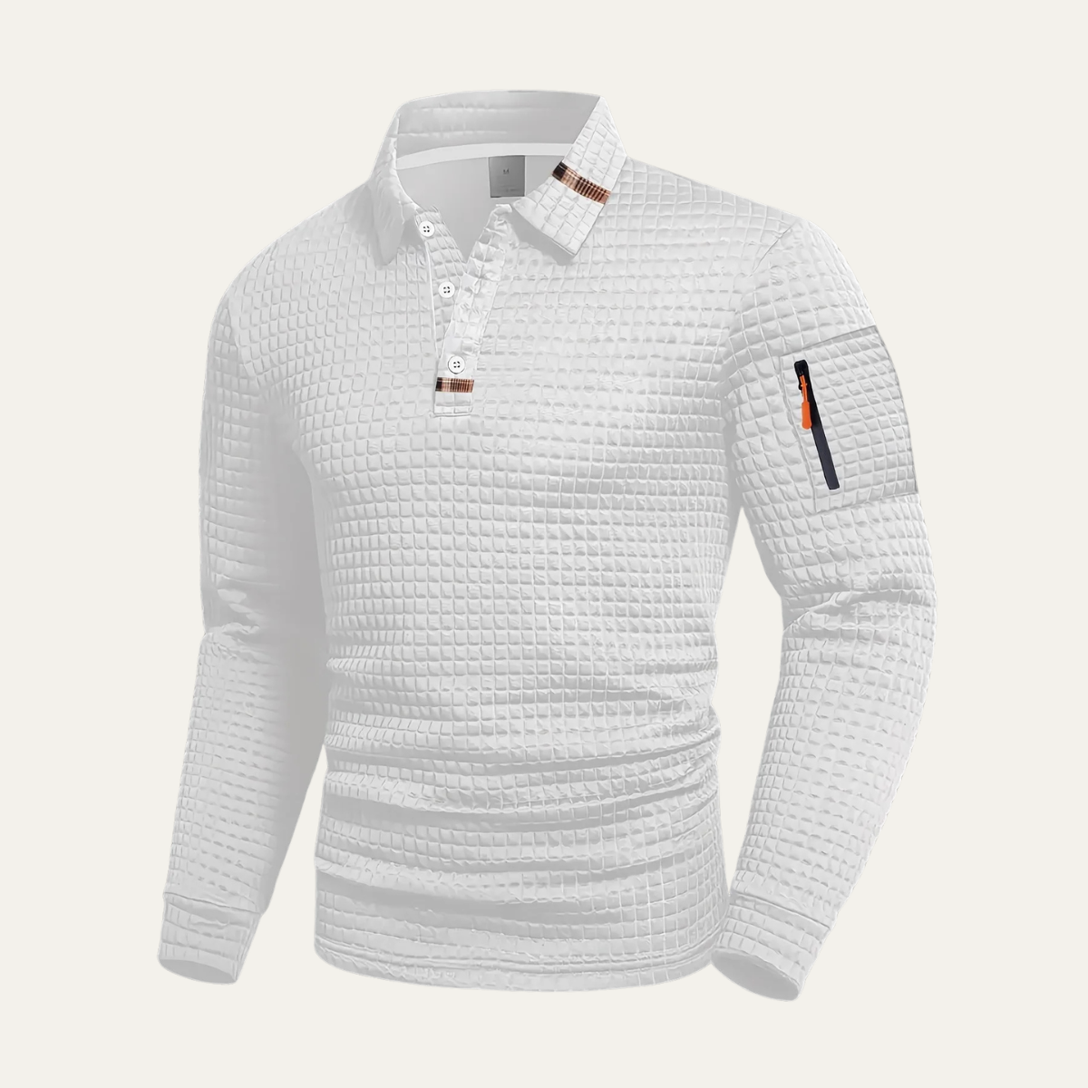 Men's Long Sleeve Golf Polo Shirt Quick Dry