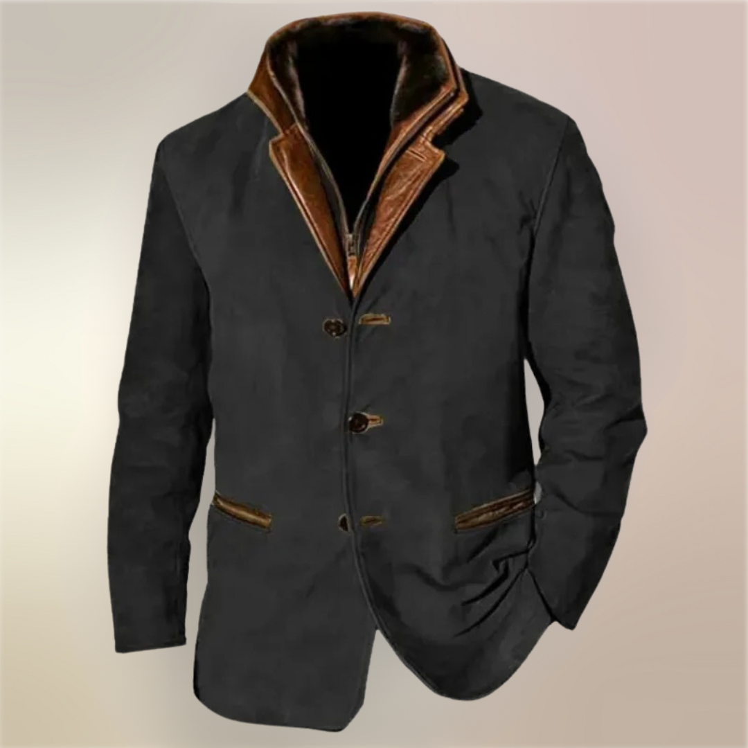 Men's Vintage Jacket Autumn Brown