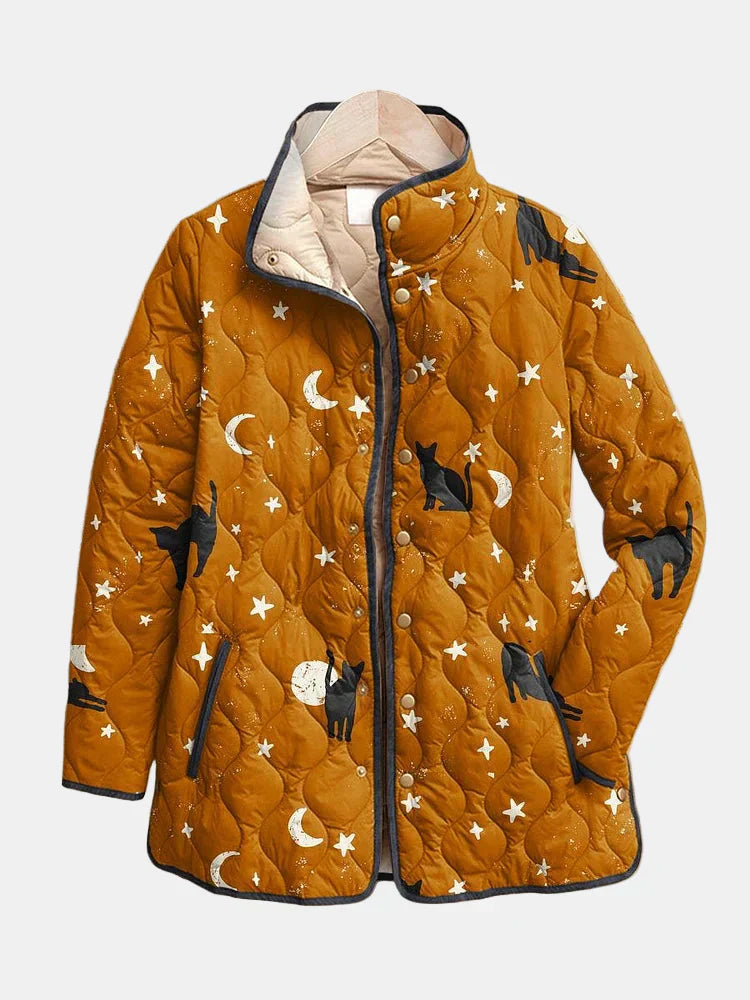 Women's Quilted Zip Front Jacket - Vonnera