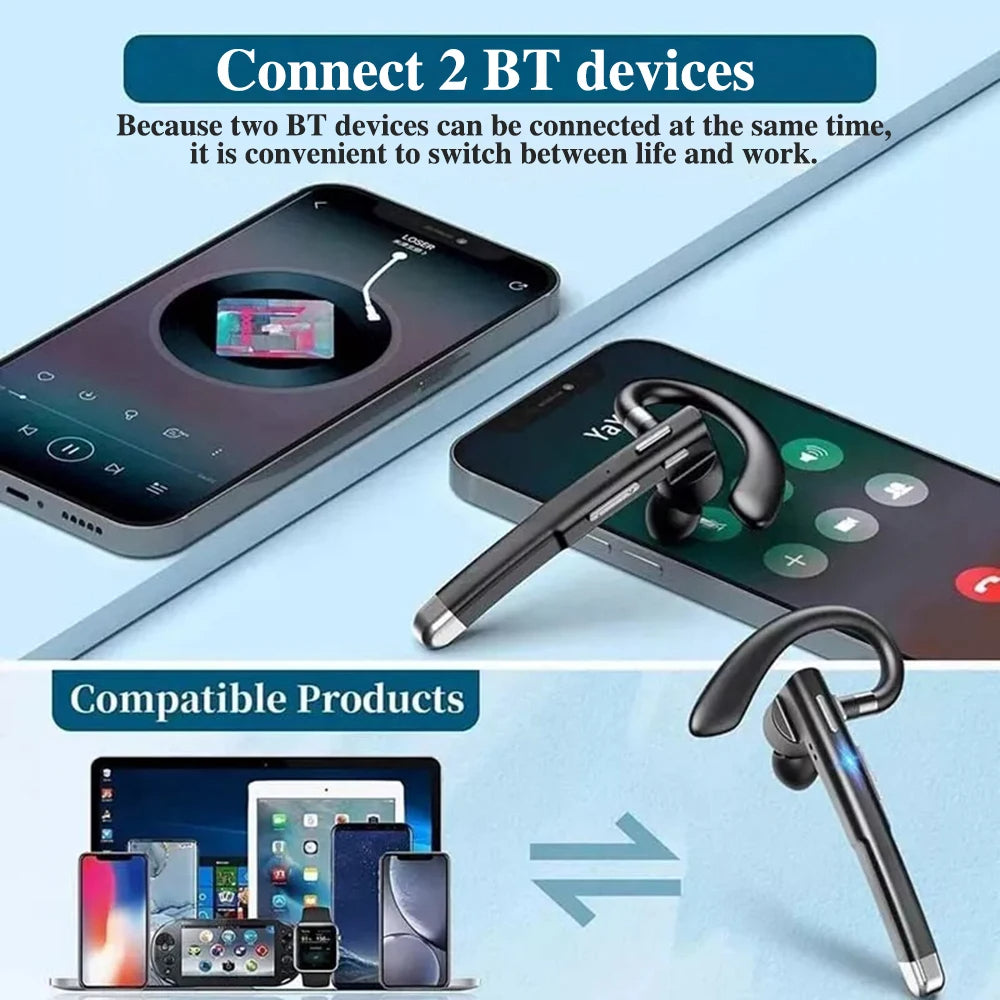 Wireless Bluetooth 5.3 Earbud Noise-Cancelling
