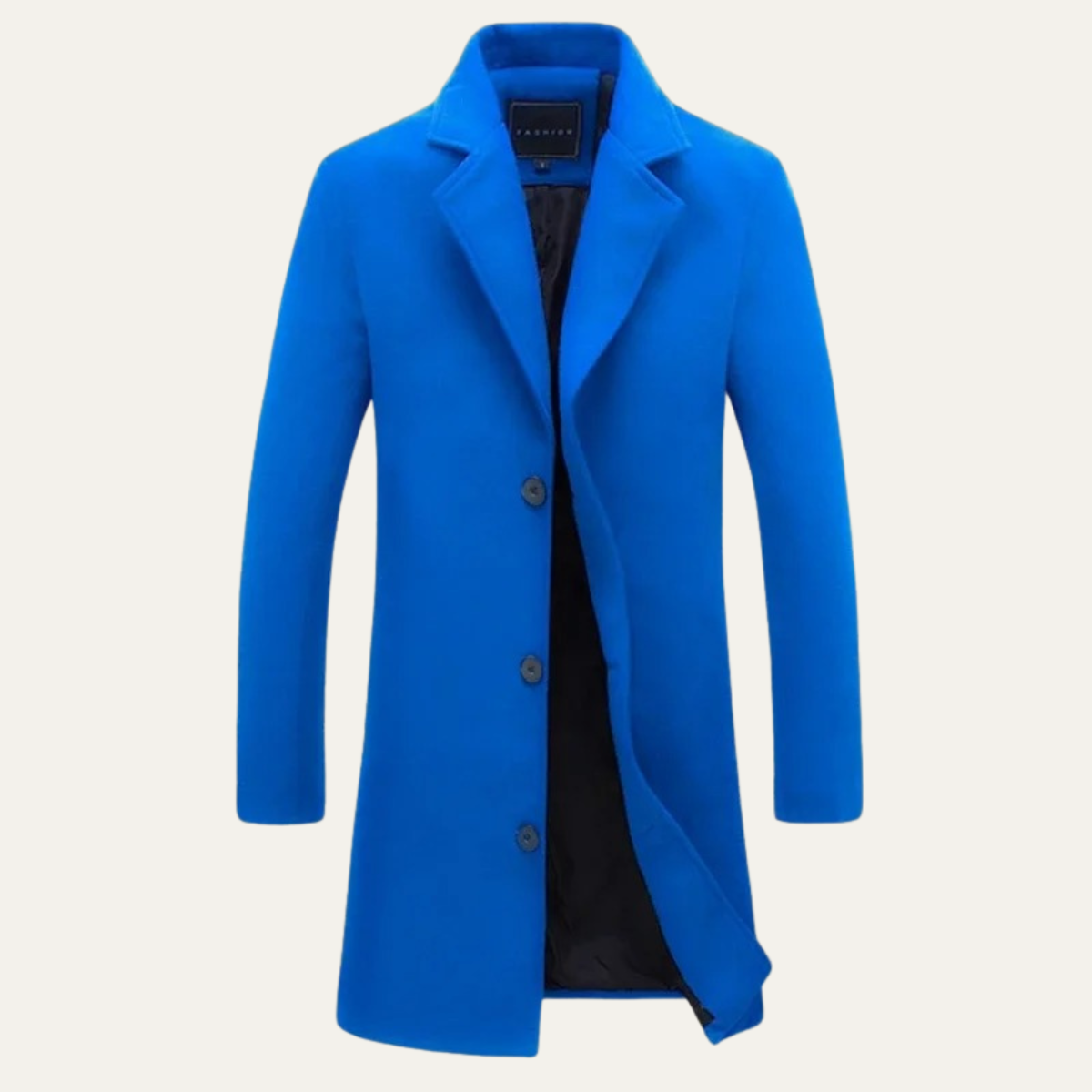 Men's Long Wool Coat Smart Casual