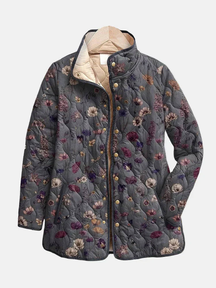 Women's Quilted Jacket Button Front - Vonnera