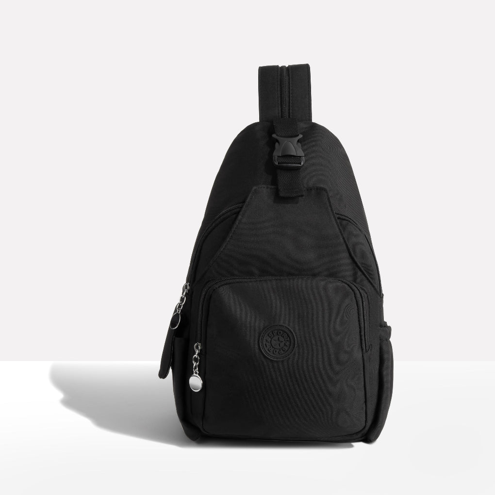 Anti-Theft Sling Bag Multi-Compartment Design