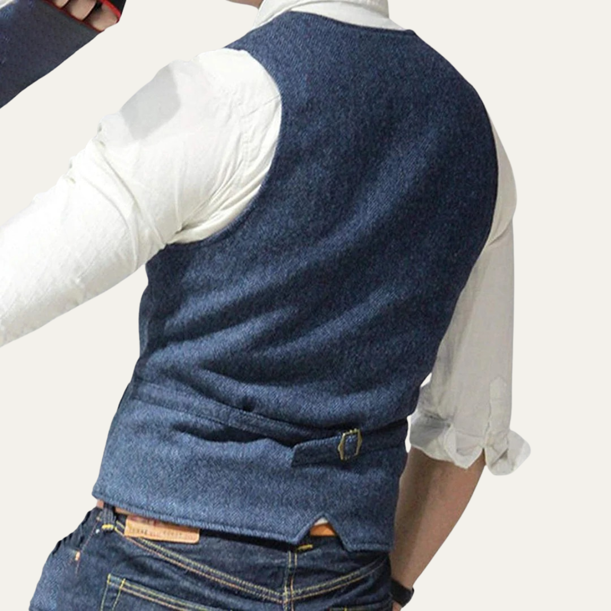 St Andrews Men's Vintage Button Up Vest