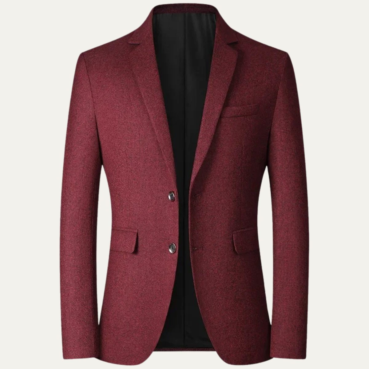 Men's Slim Fit Blazer Suit Turn Down Collar Navy
