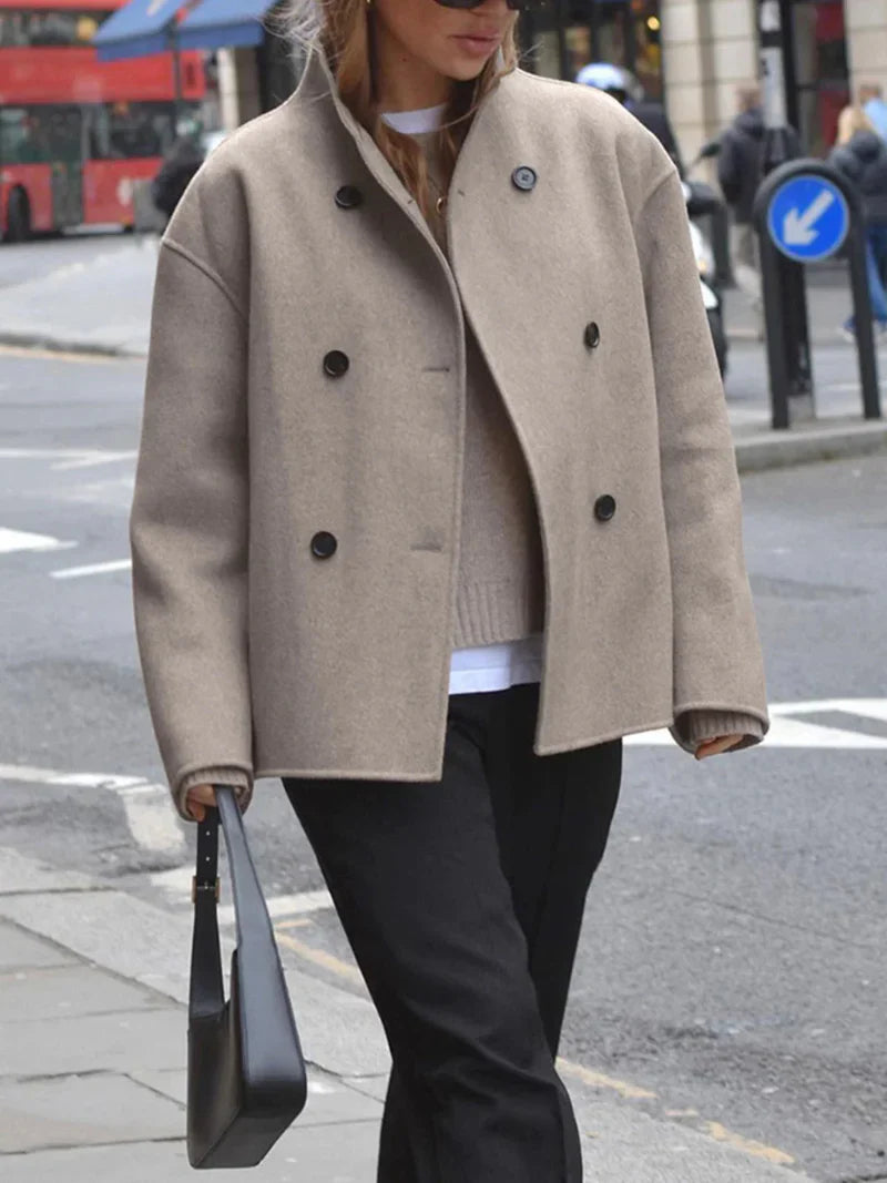 Women's Wool Short Jacket - Vonnera