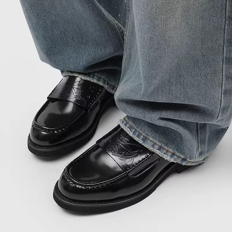 Shelby Men's Leather Loafer Shoes