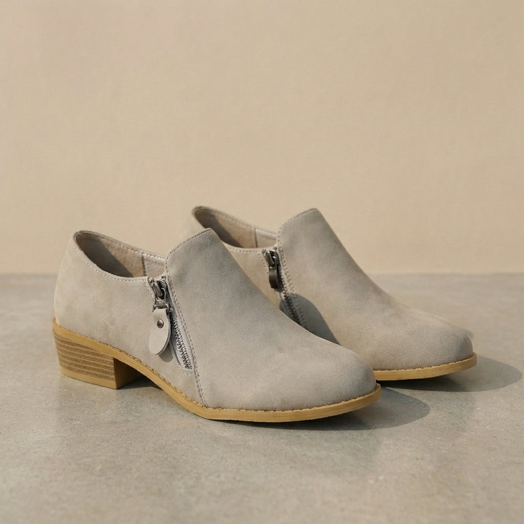 Women's Ankle Boots Orthopedic Almond Toe Low Heel