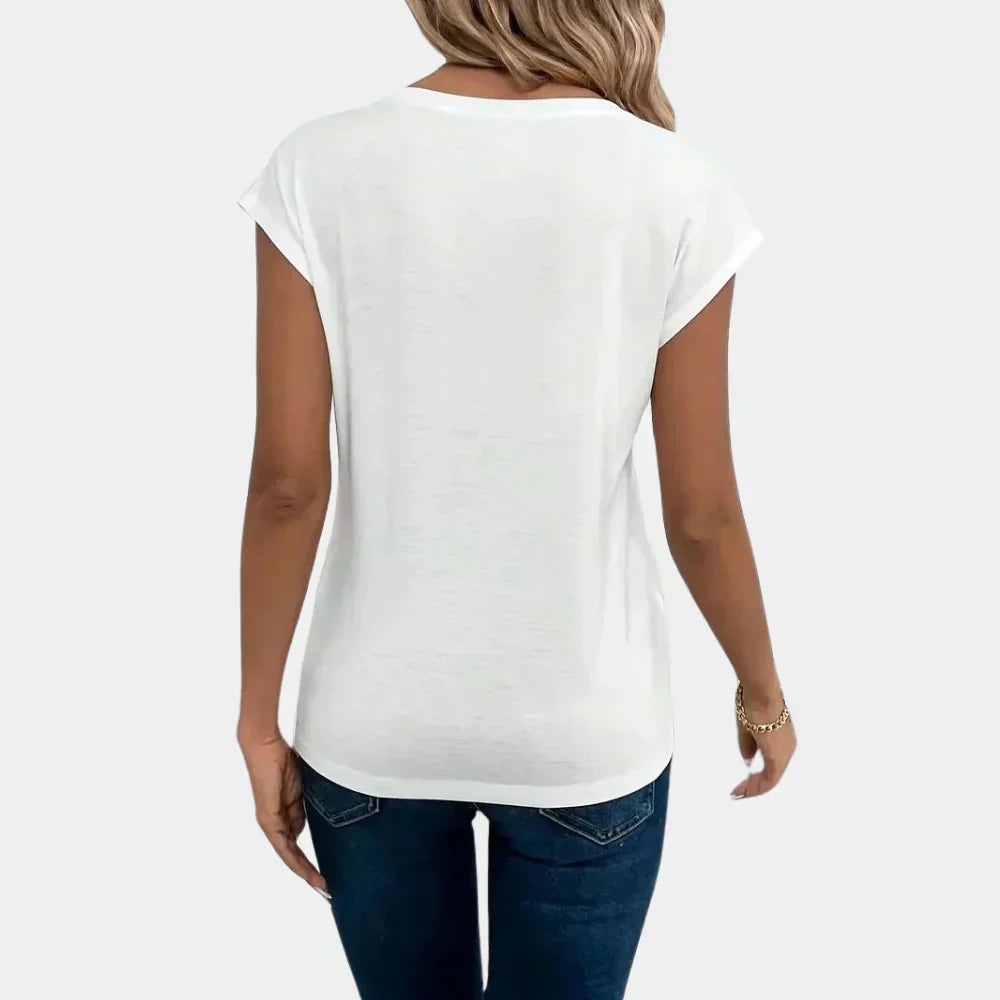 Women's V-Neck Casual Elegant Simple Design - Vonnera
