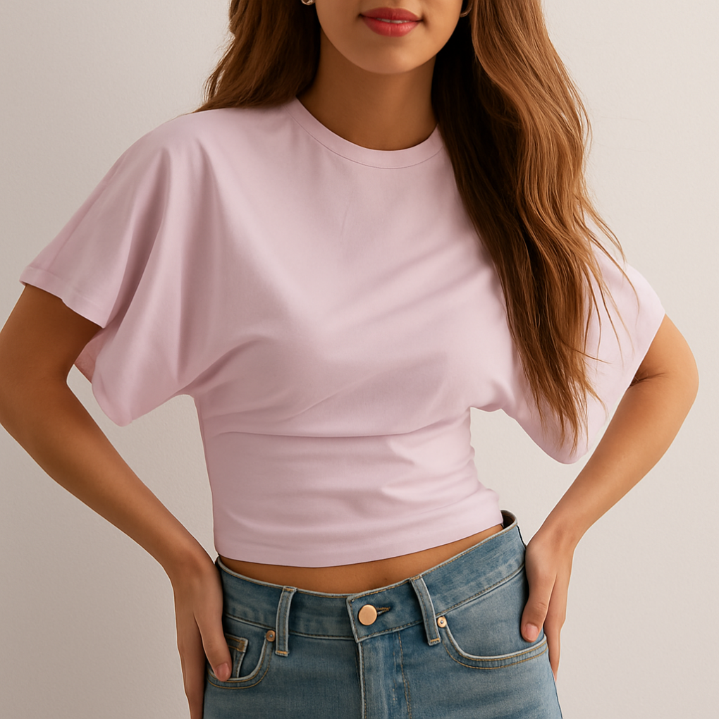 Mens Classic Round Neck Cotton T-Shirt