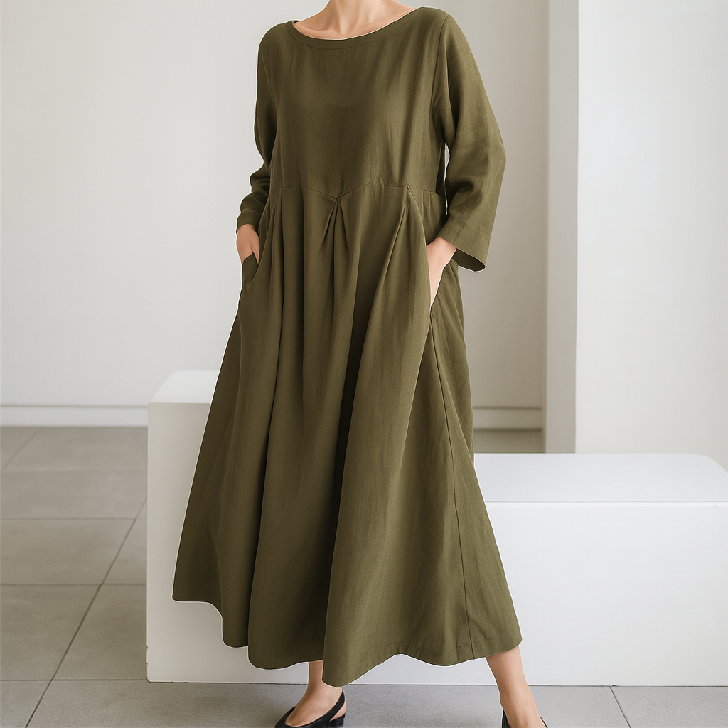 Relaxed Fit Breathable Everyday Dress - Vonnera