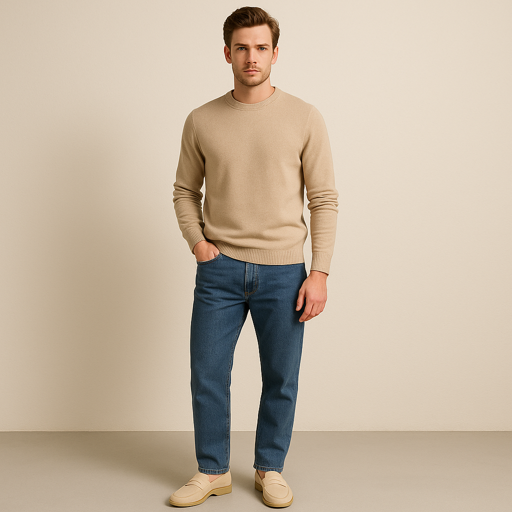 Men's Suede Slip-On Loafers Classic Comfort
