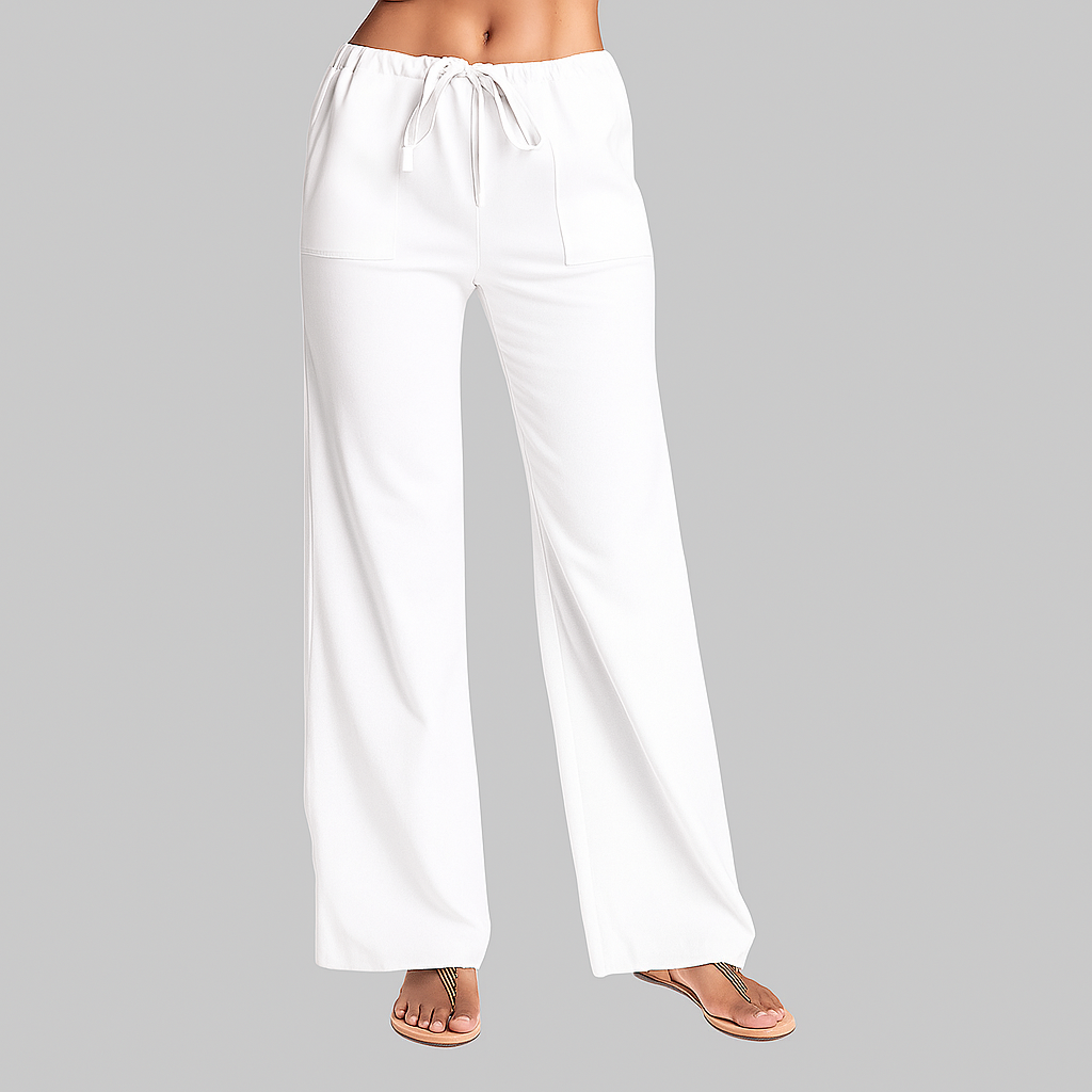Women's Wide Leg Cotton Pants