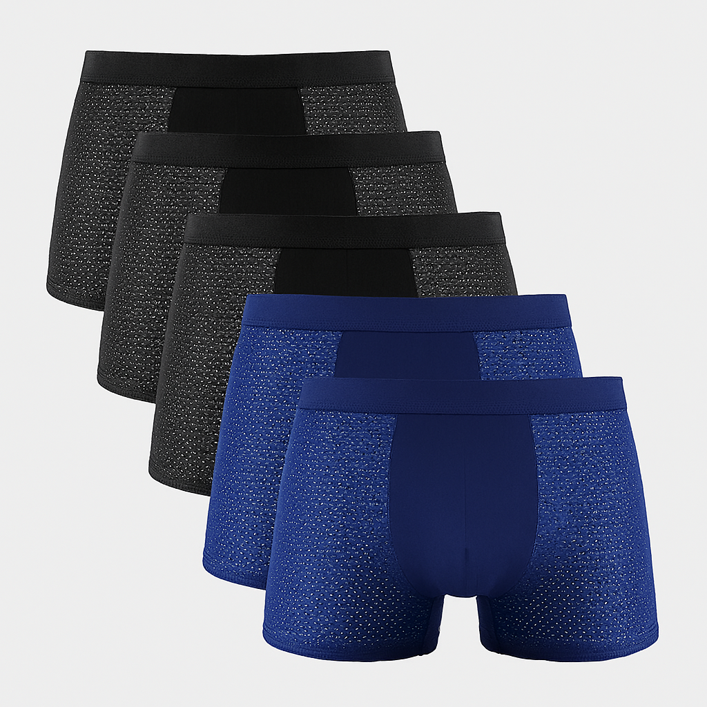 Men's Mesh Boxer Shorts 5 Pack