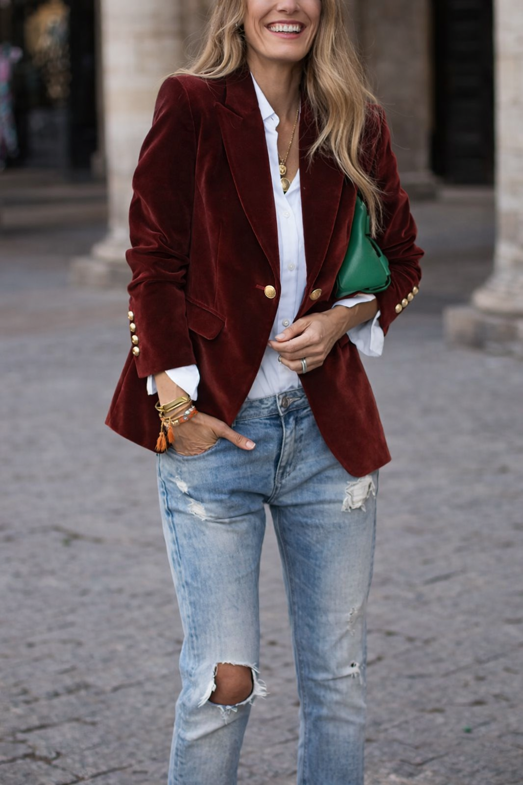 Women's Velvet Blazer Elegant Black