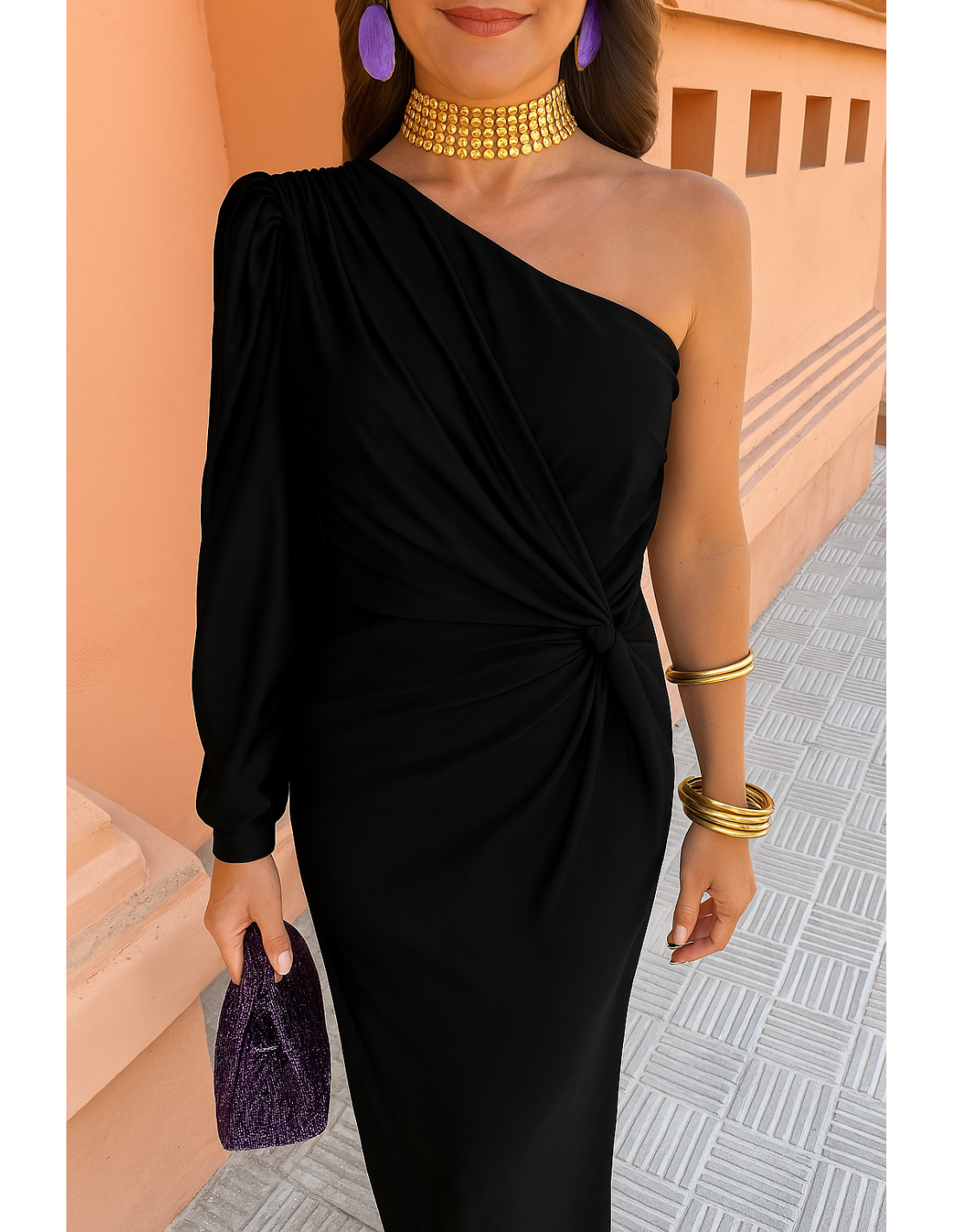 Leslie Women's Elegant Maxi Dress Formal