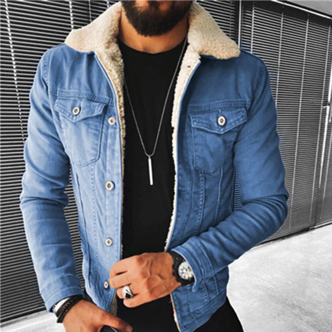 Men's Classic Denim Jacket Urban Blue