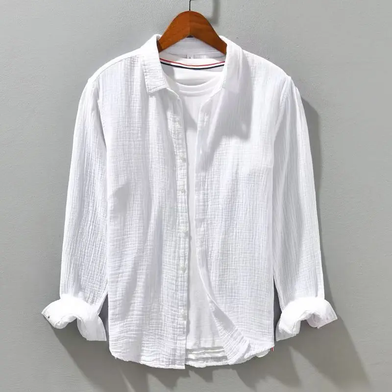 Mens Summer Shirt Collar